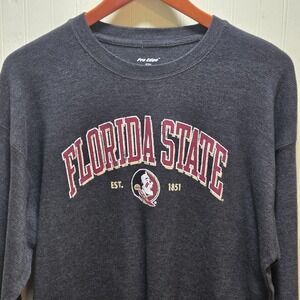 Florida State Seminoles Shirt Mens XL Gray Long Sleeve NCAA Football Pro Edge